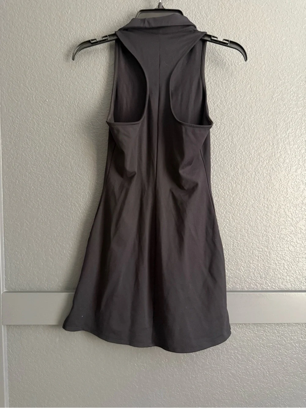 ALO Yoga • Charmed Black Sleeveless Polo Mini Dress XS
